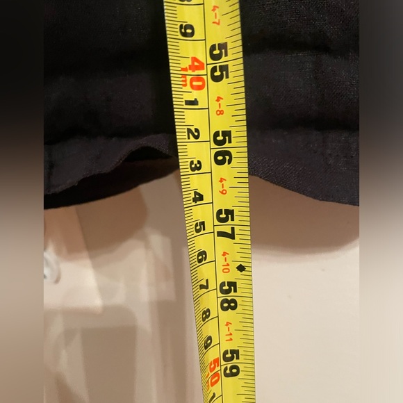 NWT- Mate the Label Organic 100%  Linen Short Sleeve Jumpsuit Size Medium  Black - Picture 14 of 14